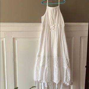 Beautiful white summer dress.